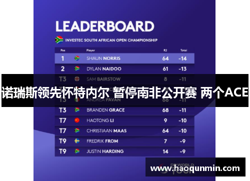 诺瑞斯领先怀特内尔 暂停南非公开赛 两个ACE